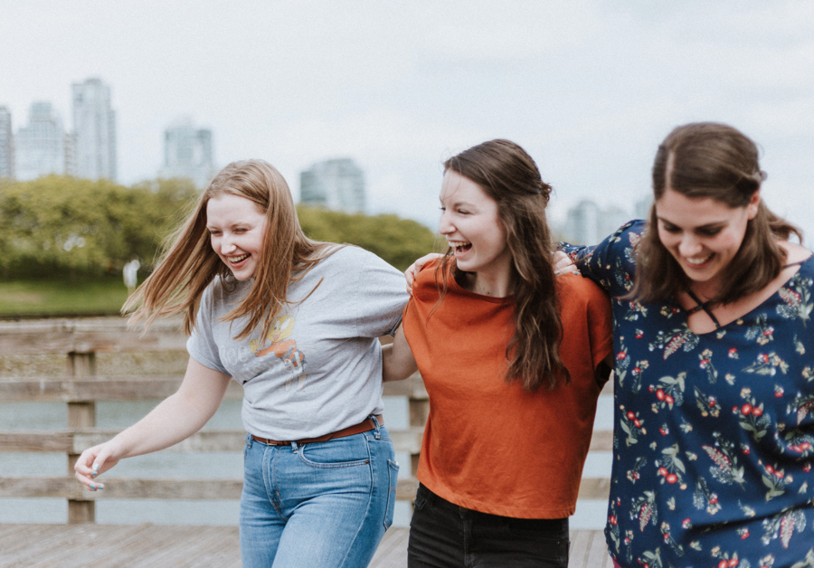 women walking